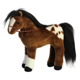 Appaloosa horse plush from Breyer - Showstoppers by Aurora, featuring a distinctive spotted pattern and lush mane.